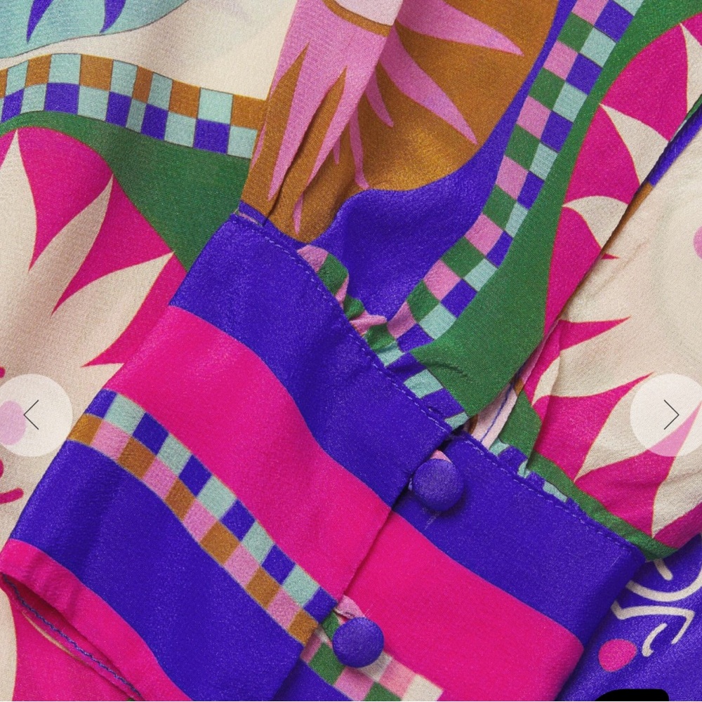 Colorful Sun Patterned Dress - Picture 3 of 13